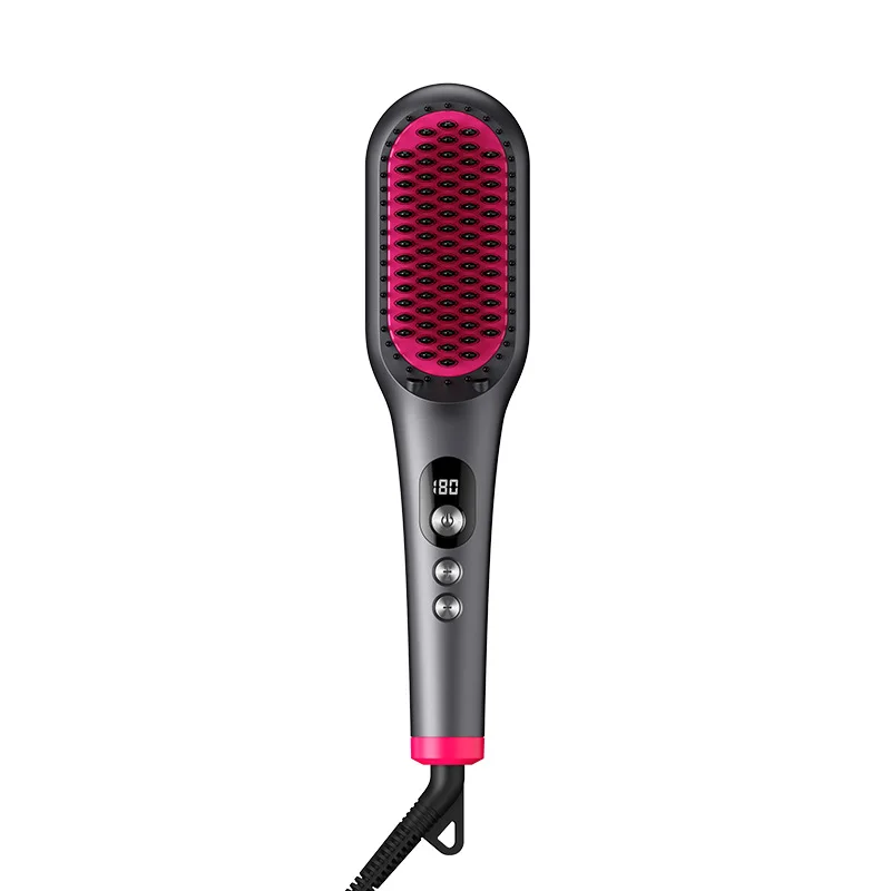 Electric Hot Comb Multifunctional Straight Hair Straightener Comb Negative Ion Anti-Scalding Styling Tool Straightening Brush 6