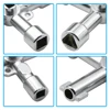 4in1 Silver Key Wrench Electrical Elevator Control Cabinet Valve Inner Triangle Quadrangle Screwdriver Tool Set 6