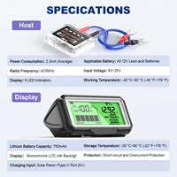 ANCEL BM200 PRO Battery Tester 12V LED Monitor Display Professional Battery Health SOH SOC Tester Analyzer Charging Tester Tool - Image 6