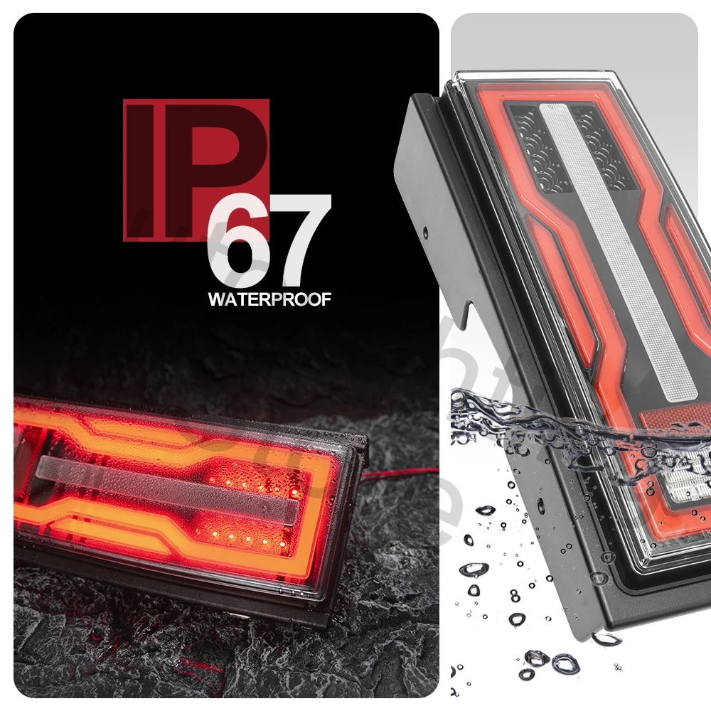 LED リアテールライトアップグレードキットハマー H2 2005-2009 ターン