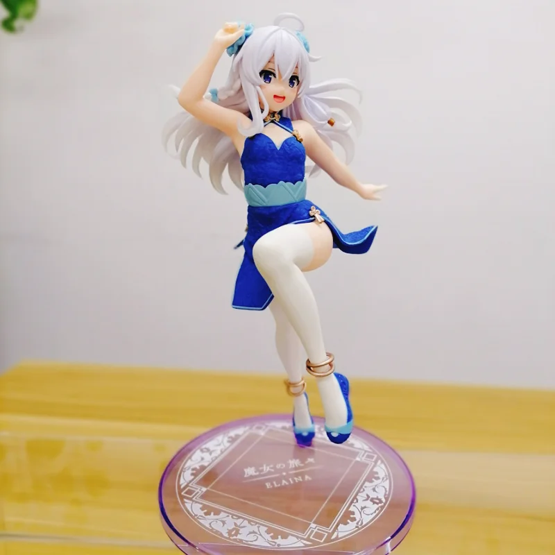 

20CM TAITO The Witch Journey Eleanor Cheongsam Action Figure Model Figurine PVC Collectible Toys Ornaments Room Decoration Gifts