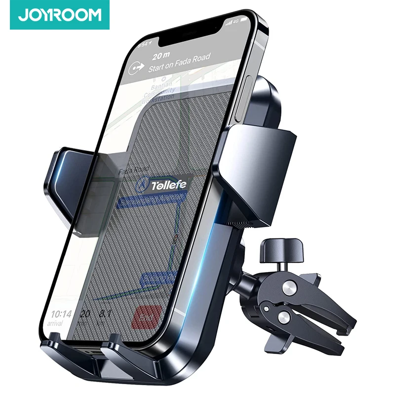 Joyroom Military-Grade Upgraded Car Phone Holder Big Phone And Thick Cases Friendly Hands Free Air Vent Car Mount