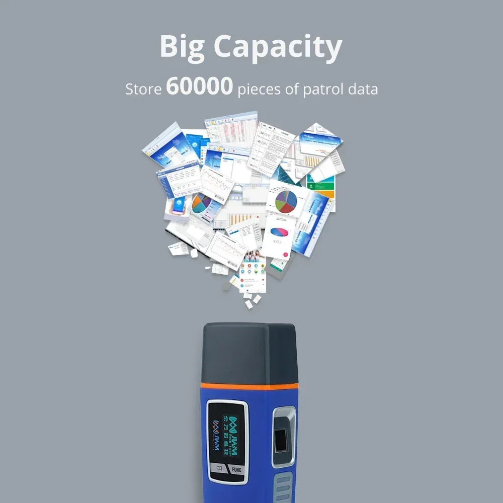 높은 내마모성 IP67 RFID 지문 인증 순찰 경비 투어 시스템
