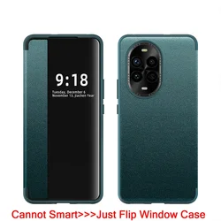 Custodia Flip Shockproof in Pelle di Lusso con Vista Finestra
