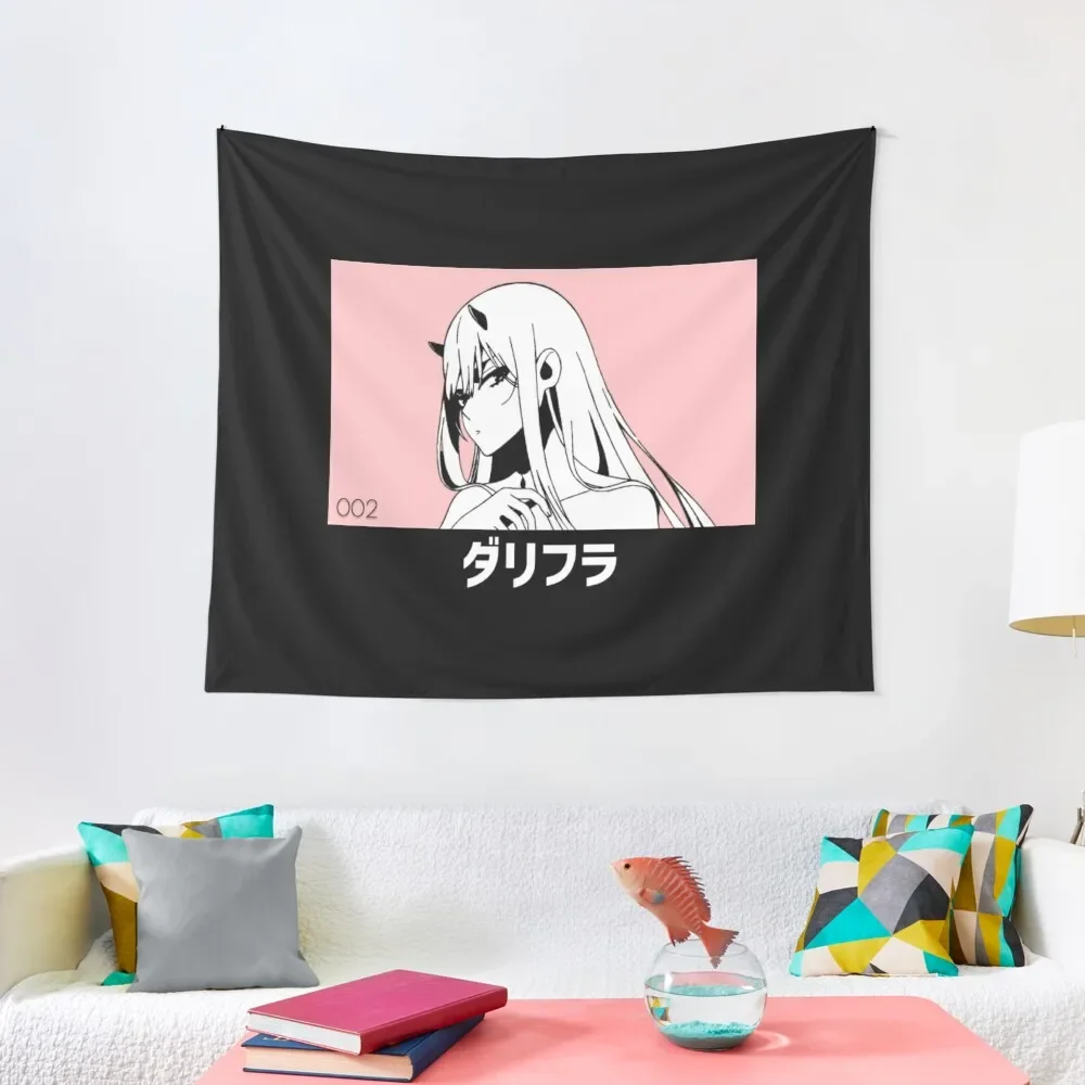 

Zero Two 002 Tapestry Aesthetic Room Decors Wall Decoration Items Outdoor Decor Tapestry