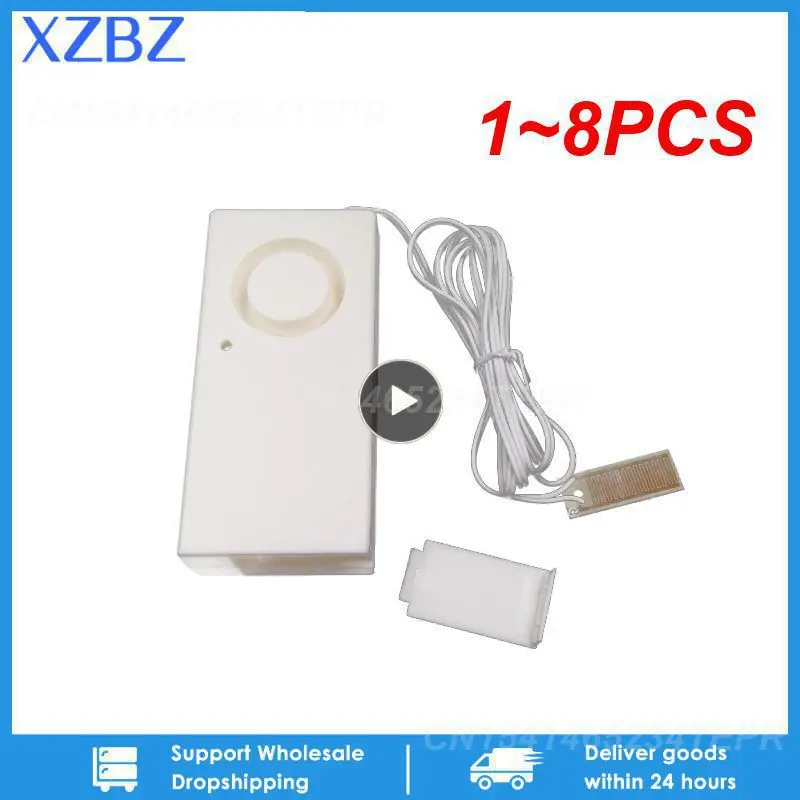 

1~8PCS CoRui Home Alarm Water Leakage 110dB Spot Alarm Smart Sensor Detector Flood Alert Overflow Security Alarm System