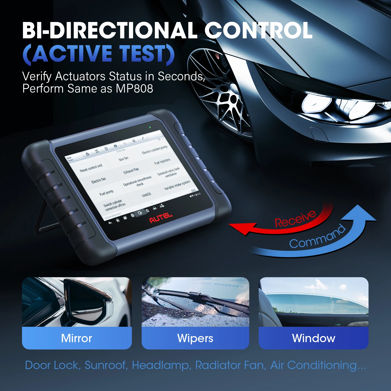 Autel MaxiCOM MK808KBT PRO OBD2 Diagnostic Scan Tool