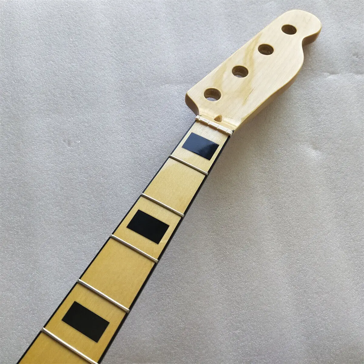 

DIY Telecaster бас гитара Шея клен 20 лад 34 дюйма гриф черный Блок Инкрустация Блеск Высокое качество Прочный