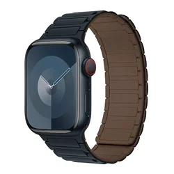 Universal Magnetic Loop Silicone Watch Strap - 42mm 44mm 45mm 49mm (13 midnight)