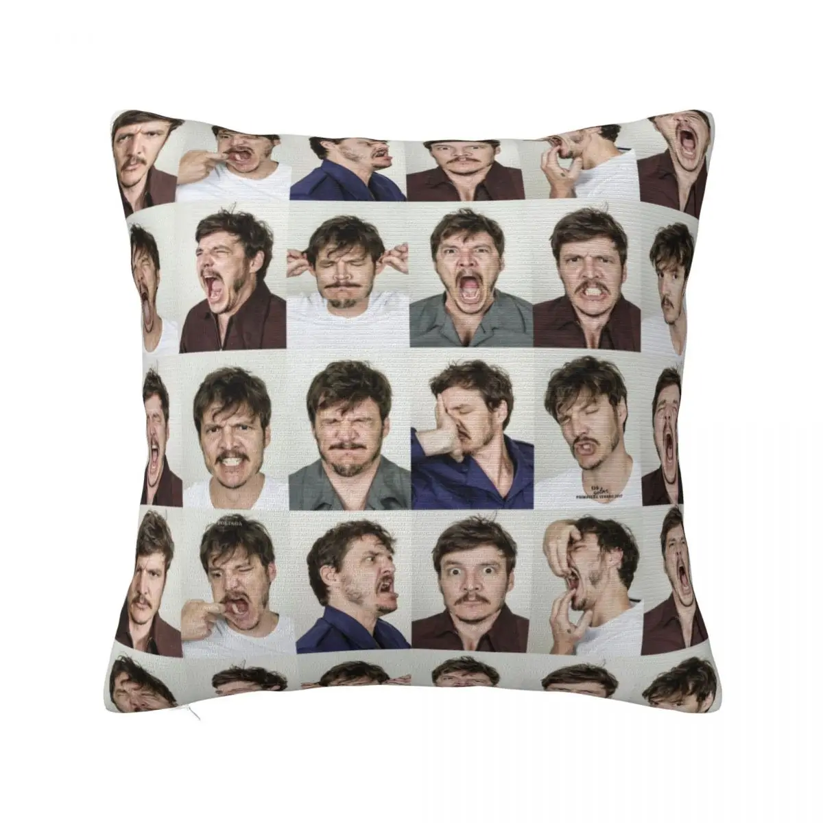 

Декоративная подушка Педро Паскаль, смешные фото, наволочки для стула, с принтом