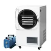 4-6kg/Batch Vacuum Fruit Freeze Drying Dried Machines For Candy Mini Vegetables Lyophilizer Food Freezer Dryer 5trays 6