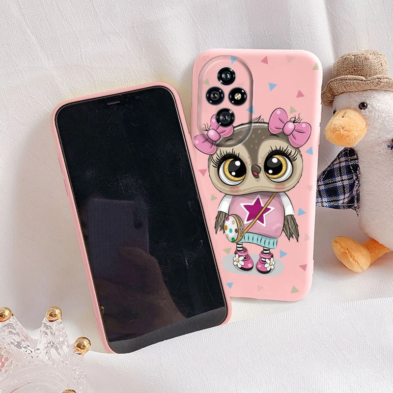 Beautiful Floral Heart and Leopard Print Soft Silicone Matte Protective Case