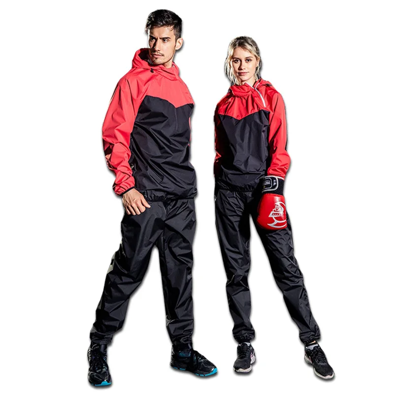 New Sauna Suit Women Plus Size Gym Clothing Sets for Sweating Weight Loss Female Sports Active Wear Slimming Tracksuit Women