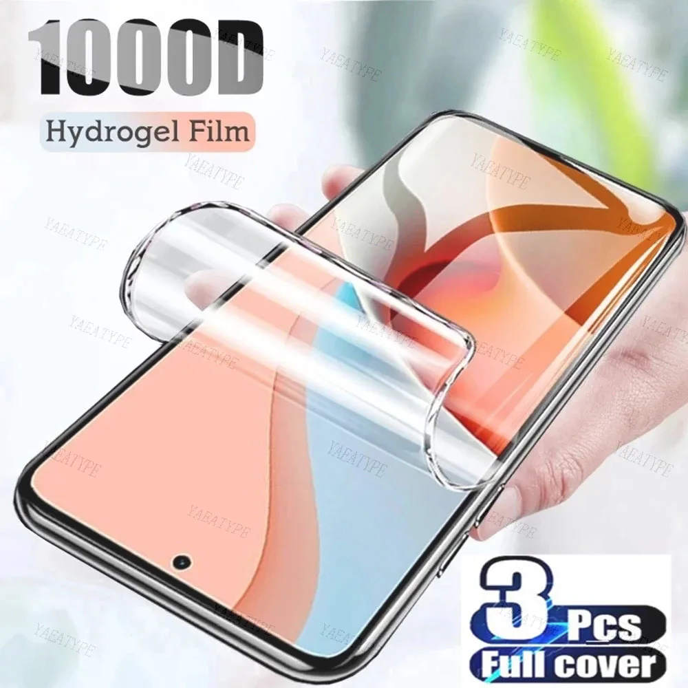 

3PCS Hydrogel Film For Xiaomi Redmi Note 12 11 11E Pro 11S 11T 11SE Screen Protector For Redmi Note 10 Pro 10S 10T 10A 10C Film