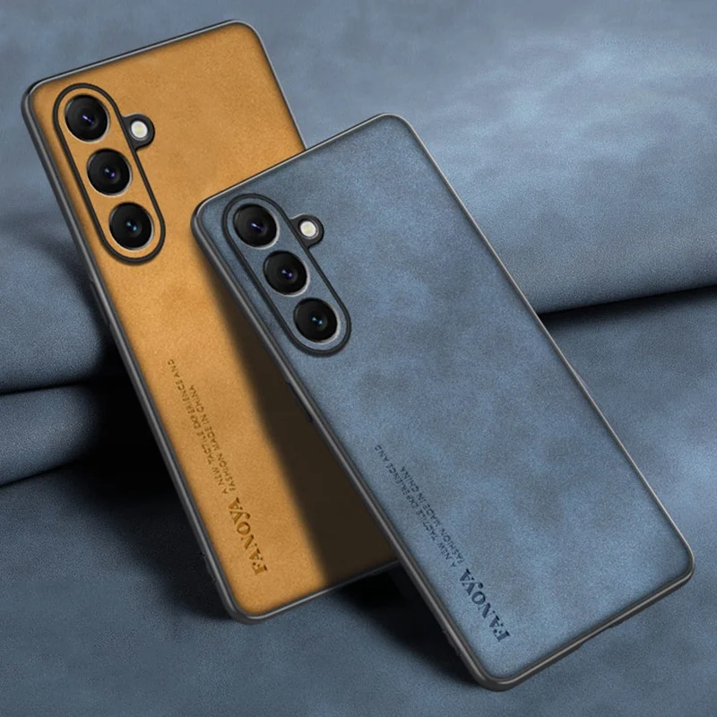 Luxury PU Leather Phone Case with Silicone Full Protection and Back Cover