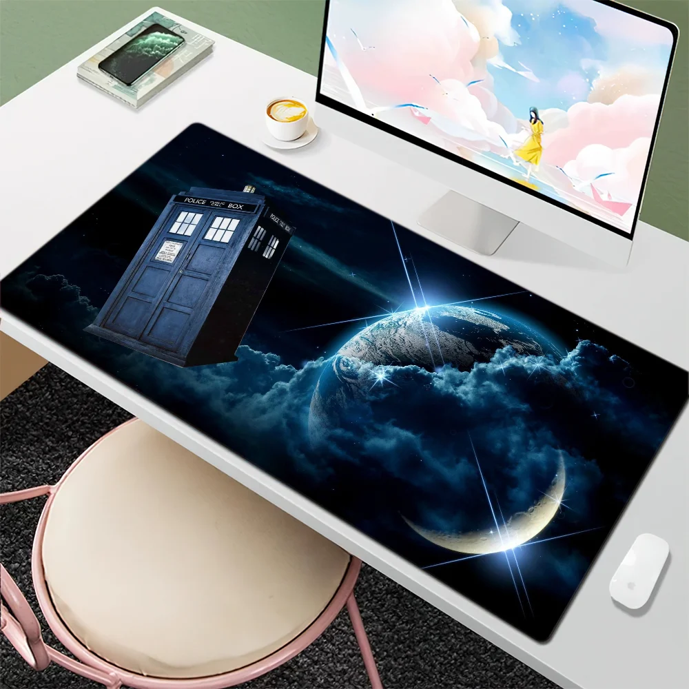 TV D-Doctor Britain W-Who For Computer Game Big Keyboard Office Large Mouse Mat Pad Anti-slip Rubber PC Mice 6