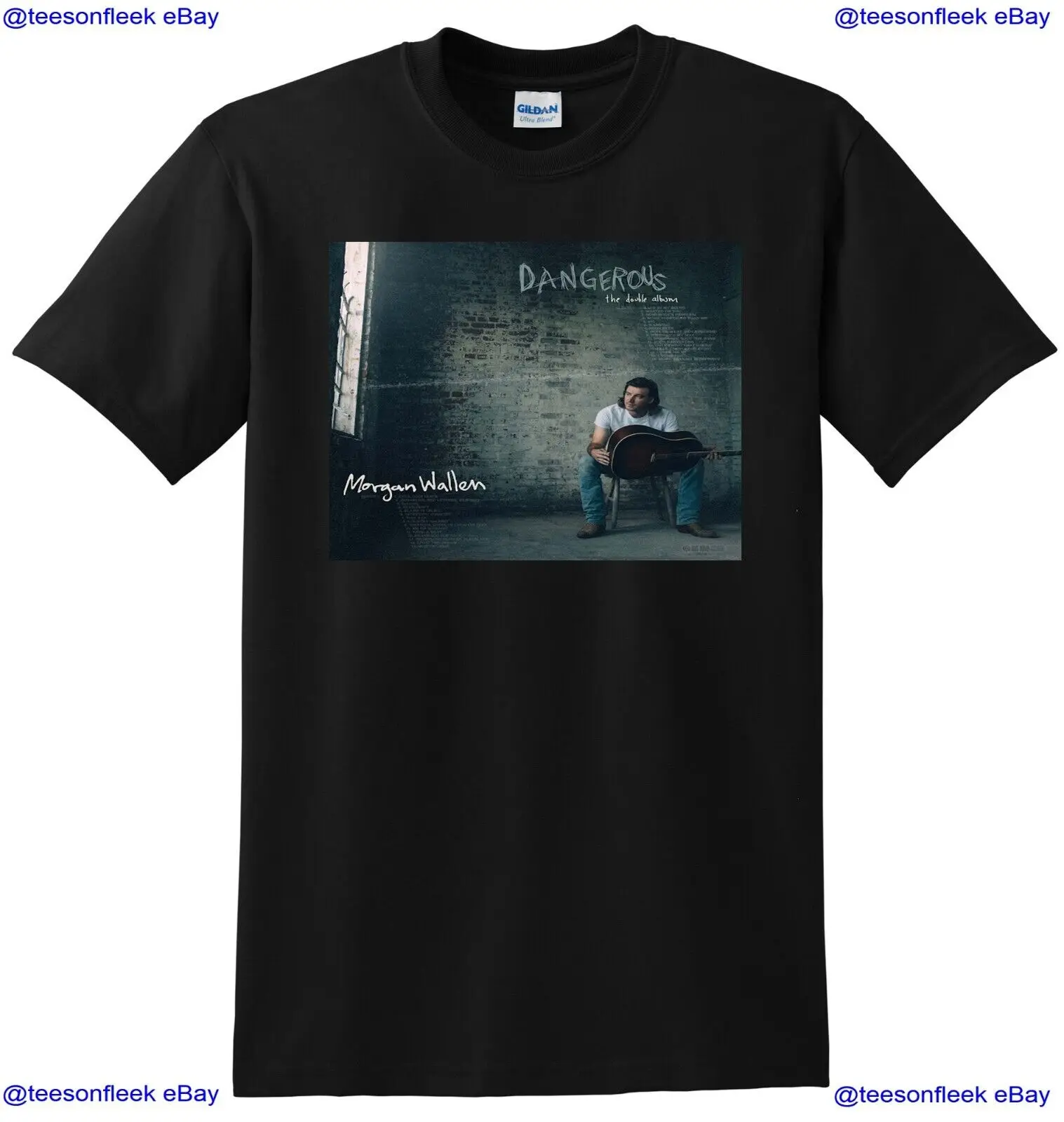 Maglietta Morgan Wallen Pericolosa The Double Album Cover In Vinile Small Medium L Xl