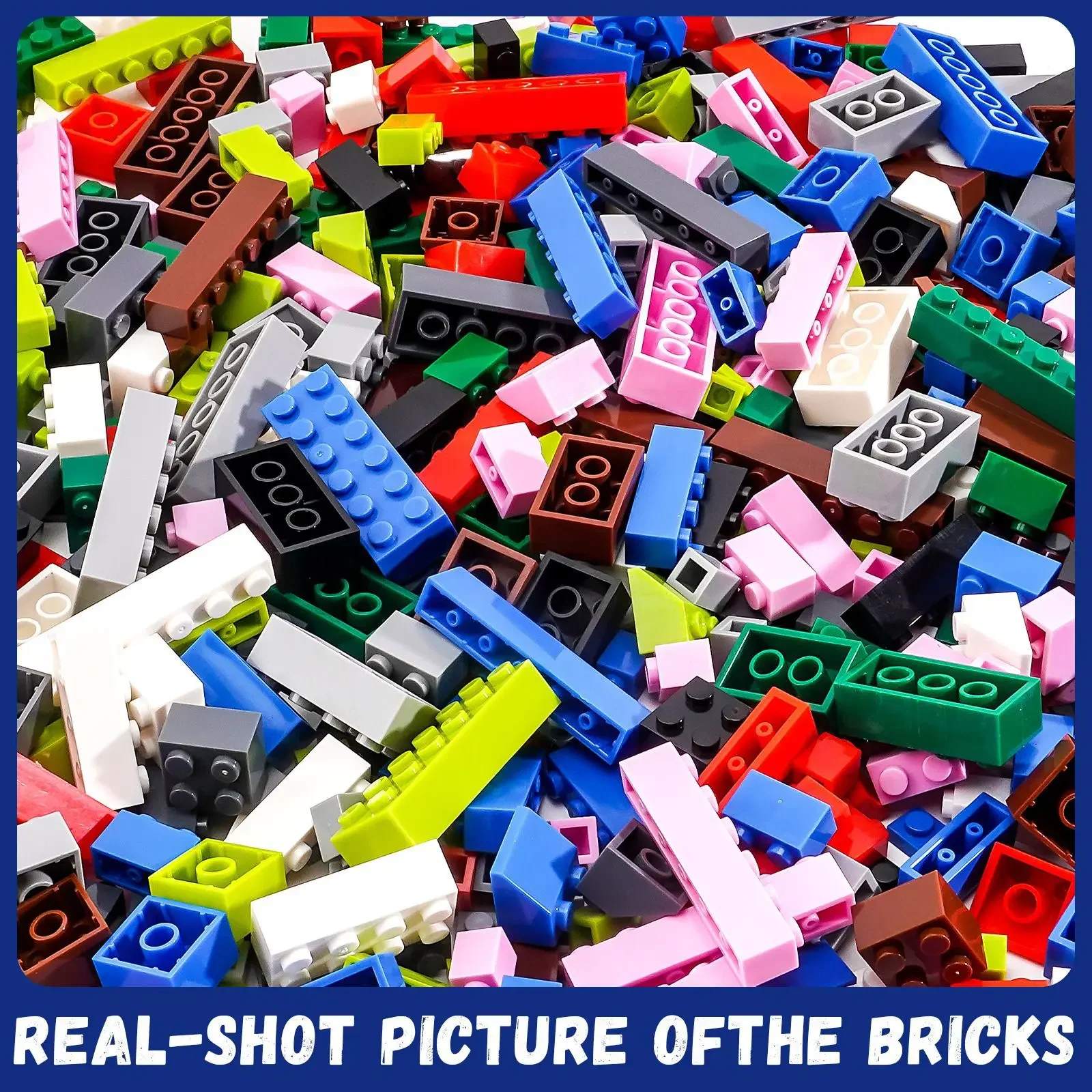 730 개/상자 빌딩 블록 벽돌 플레이트 대량 DIY 작은 입자 혼합 크리 에이 티브 조립 장난감 Legoed Multicolour와 호환 가능