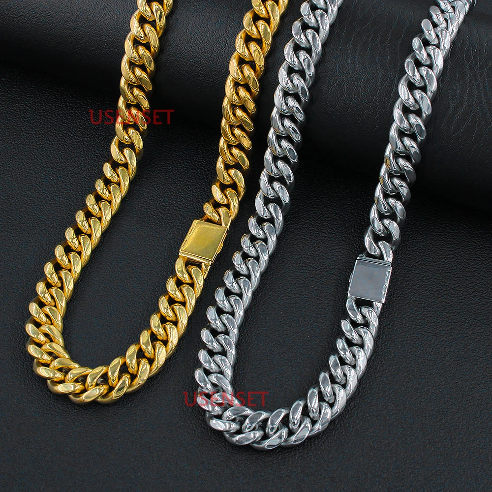 Hip Hop Men's Metal Padlock Pendant Thick Chain Link Necklace - Temu