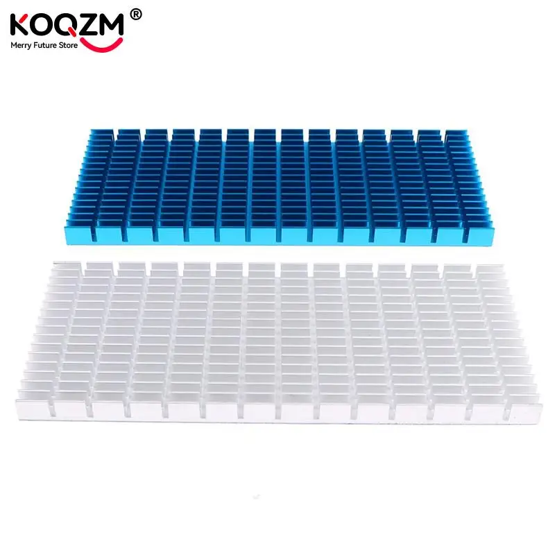 1Pc Radiator Fin 150*65*8MM Mobile Phone Cooling Heatsink Radiator Cutting Slot Aluminum Heatsink — view 3