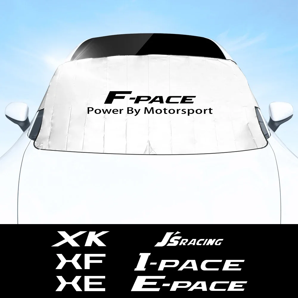 Car Windshield Sunshade Cover Parasol Accessories for Jaguar XF X250 X351 JS-Racing E-pac F-pace XE XJ I-pacee XK SV S R Type