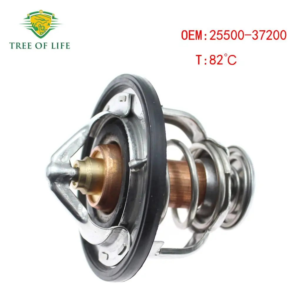 Thermostat For 2001-2009 Hyundai Equus Tiburon XG Santa Fe Terracan Tucson Fits 2002-2006 KIA Sorento Sportage 25500 37200 82c