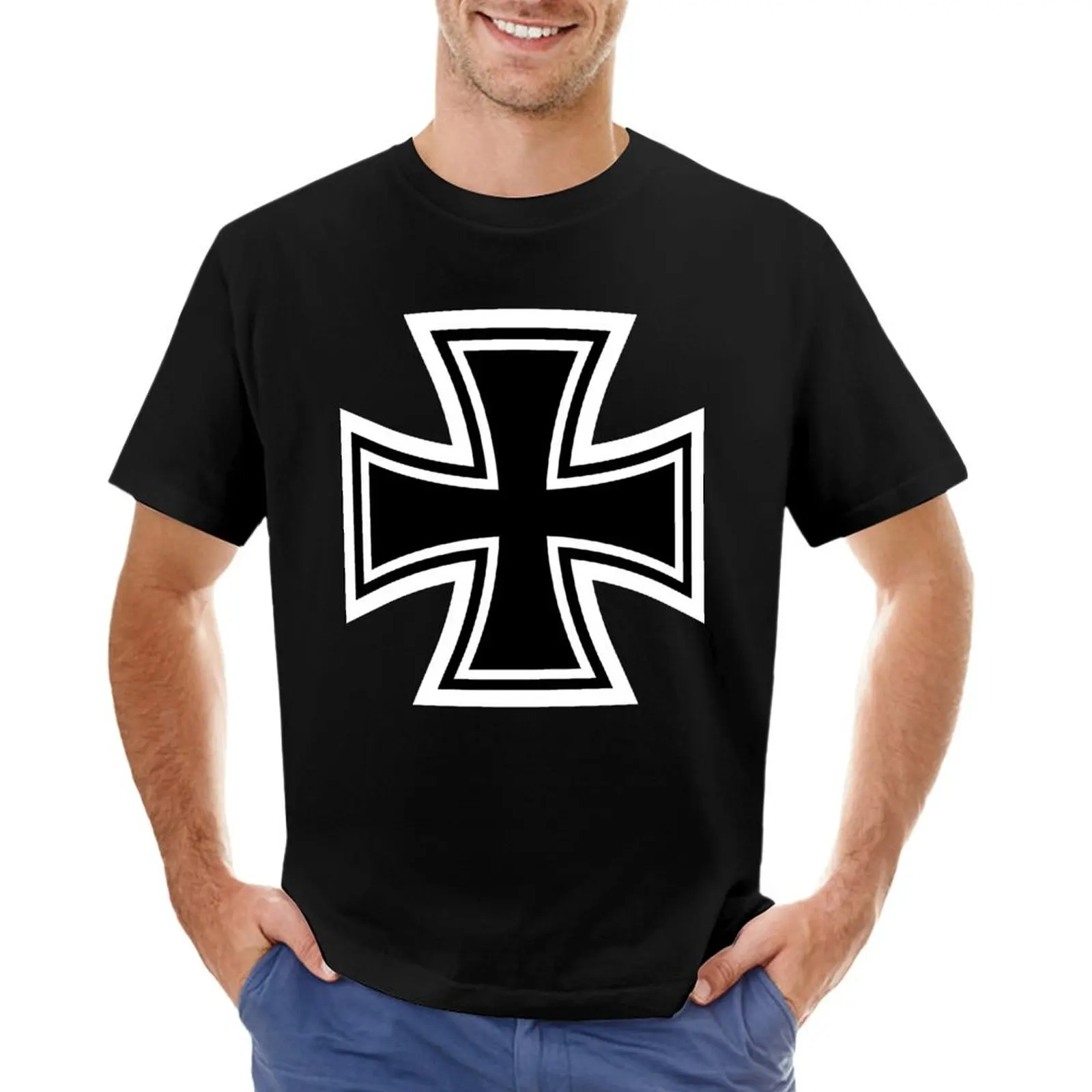 

Iron Cross T-Shirt anime figures blacks big and tall t shirts for men