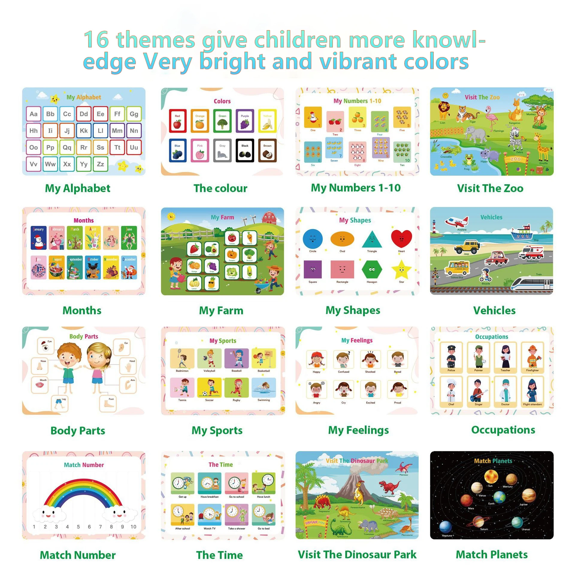 Montessori Busy Book for Toddlers 1-5Y 2