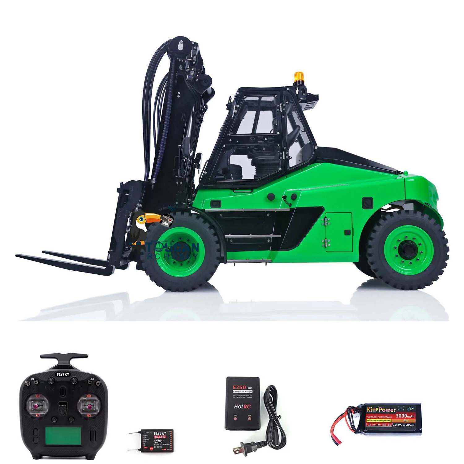 LESU 1/14 Hydraulic Forklift Aoue-LD160S Assembled Painted RTR Remote Controller Models Toy Electric Truck For Boy THZH1471-SMT9 3
