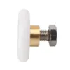 Bathroom Glass Door Runner Sliding Shower Door Roller Wheel Plastic Swivel Caster Wheels for Translating Glass Door In Bathroom 4