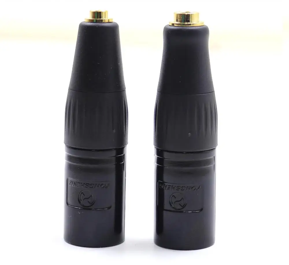 

Black HIFI 4 Pin XLR to 4.4mm 2.5mm Pentaconn Adapter Male to Female