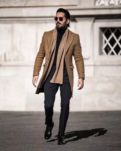 Heren Jas Wollen Jas Luxe Overjas Business Kostuums Moderne Gentleman Warm Blazer Onepiece Herfst Winter Kleding| | - AliExpress