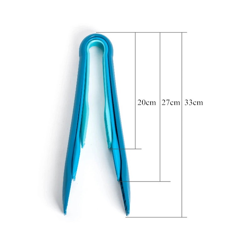 3 Pcs/set Kitchen Plastic Food Tongs Bread Clamp BBQ Tong Multi-functional Salad Roasting Barbecue Clip Kitchen Tools
