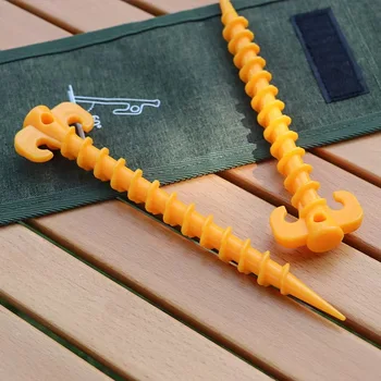 Outdoor tent ground snails