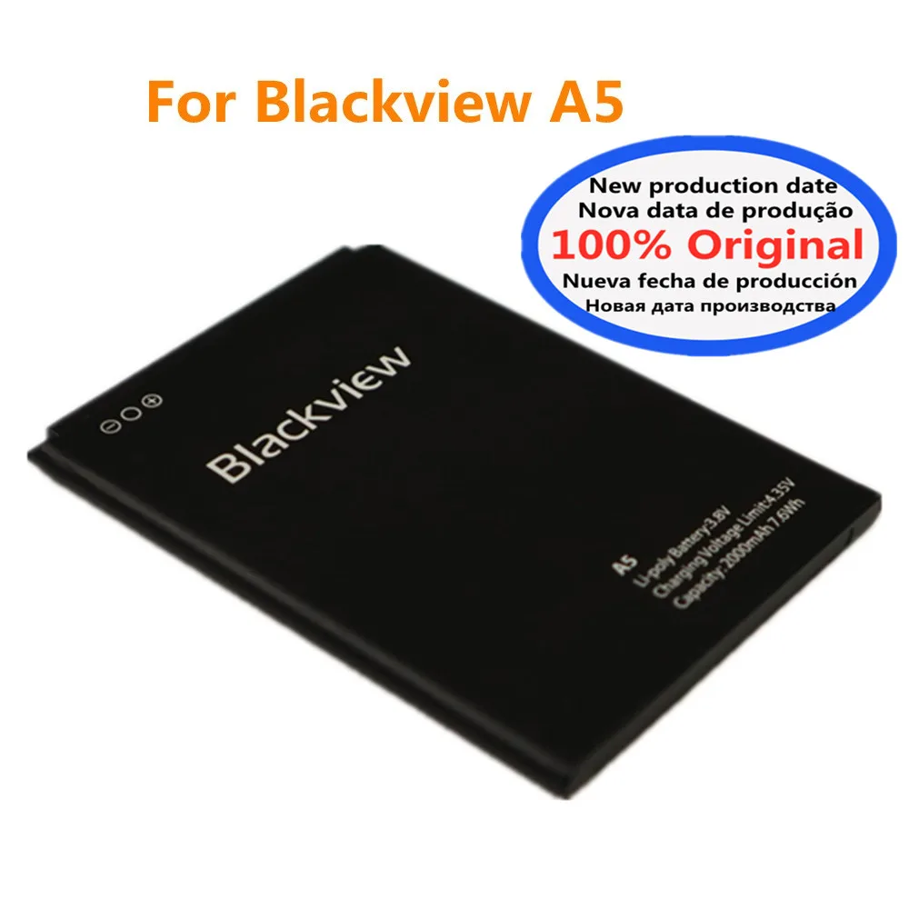 

Новый оригинальный сменный аккумулятор для Blackview A5, высококачественный умный аккумулятор