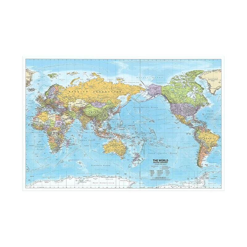 Multi Size 2012 World Map Large Poster Print Wall Hanging Art Non-woven Fabric Background Chart Decor Travel Supplies in English world map poster