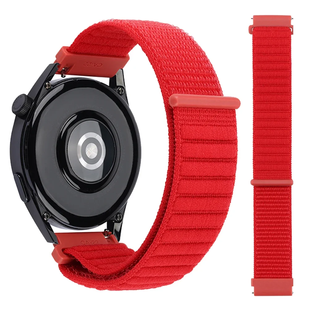 Durable Nylon Sports Watch Strap - 20/22mm, Multiple Colors Available