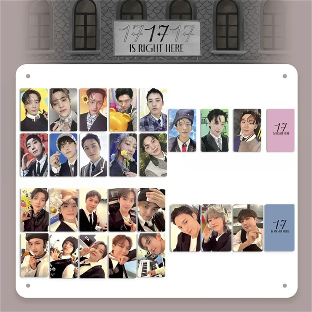 

Kpop 17 Album IS RIGHT HERE Photocard 13pcs/Set Jeonghan Wonwoo Double Sides Printing Korean Style LOMO Card Fan Collection Gift