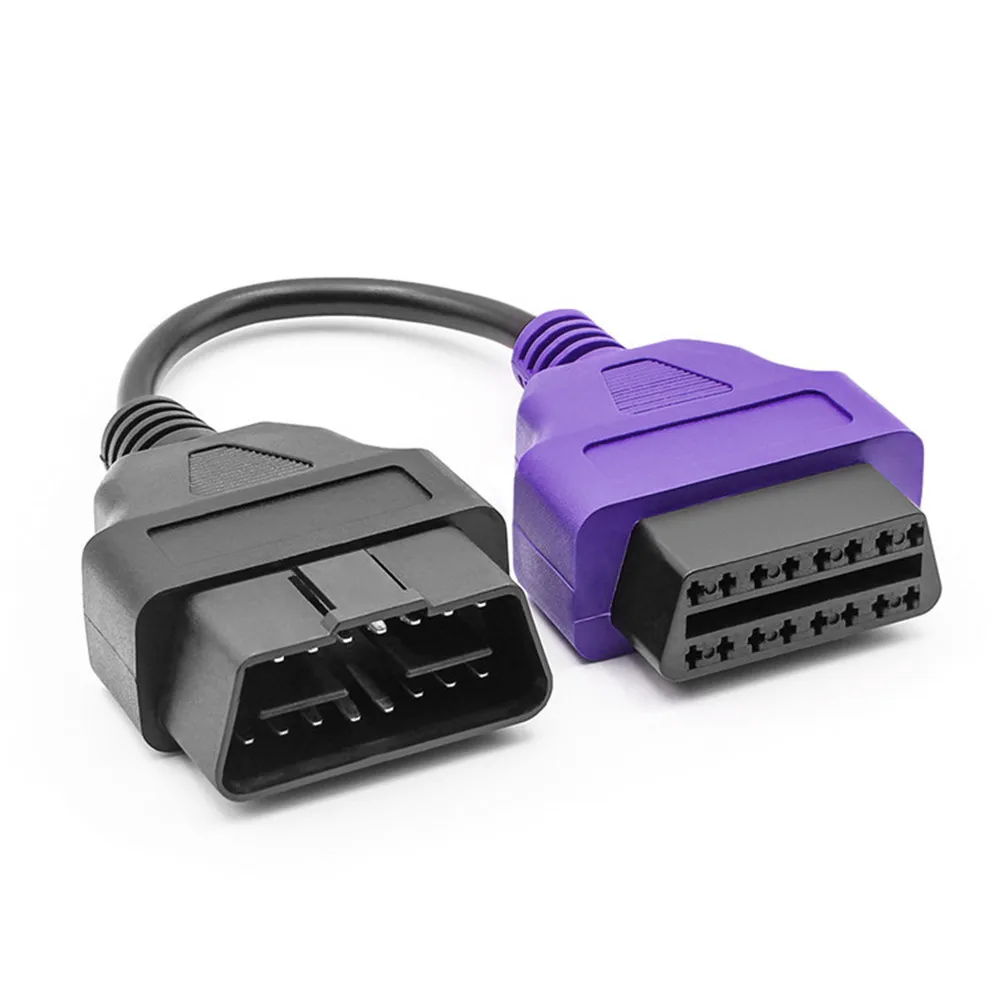 For FiatECUScan Adapter OBD OBD2 Connector Airbag OBD2 Scanner Diagnostic cable For Fiat ECU Scan tool 2
