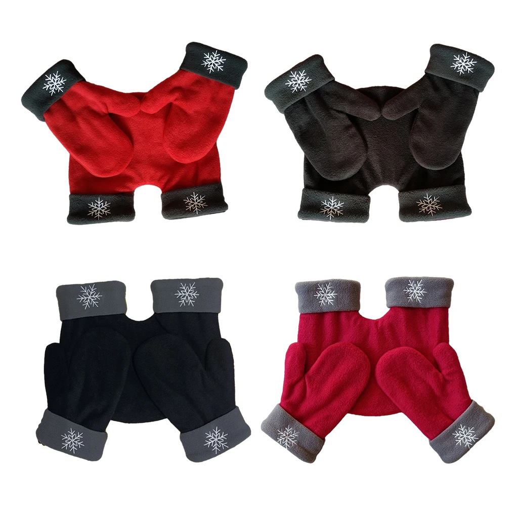Winter Couple Gloves Polar Fleece Lovers Winter Thicken Warm Glove Sweethearts Christmas Gift Romantic Couples Mittens