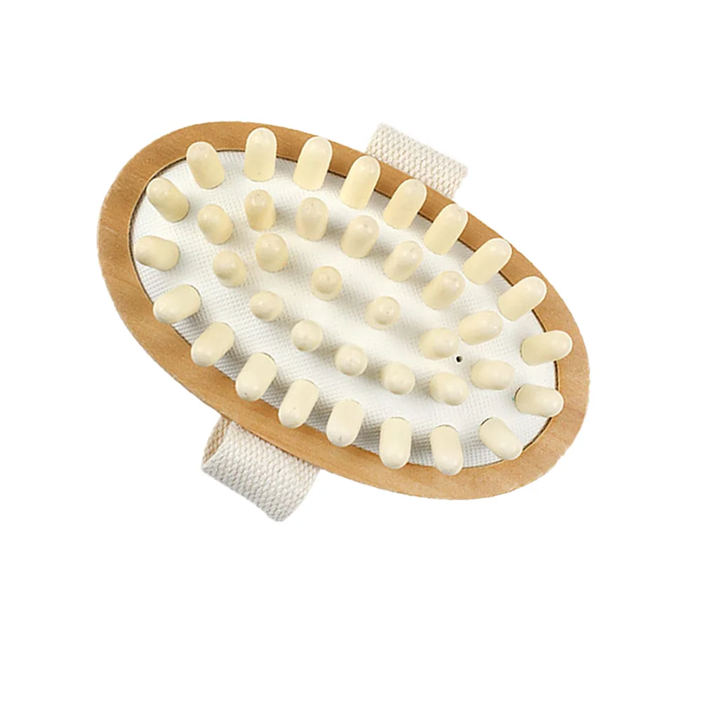 

Wooden SPA Massager Handheld Cushion Body Brush Home for Women