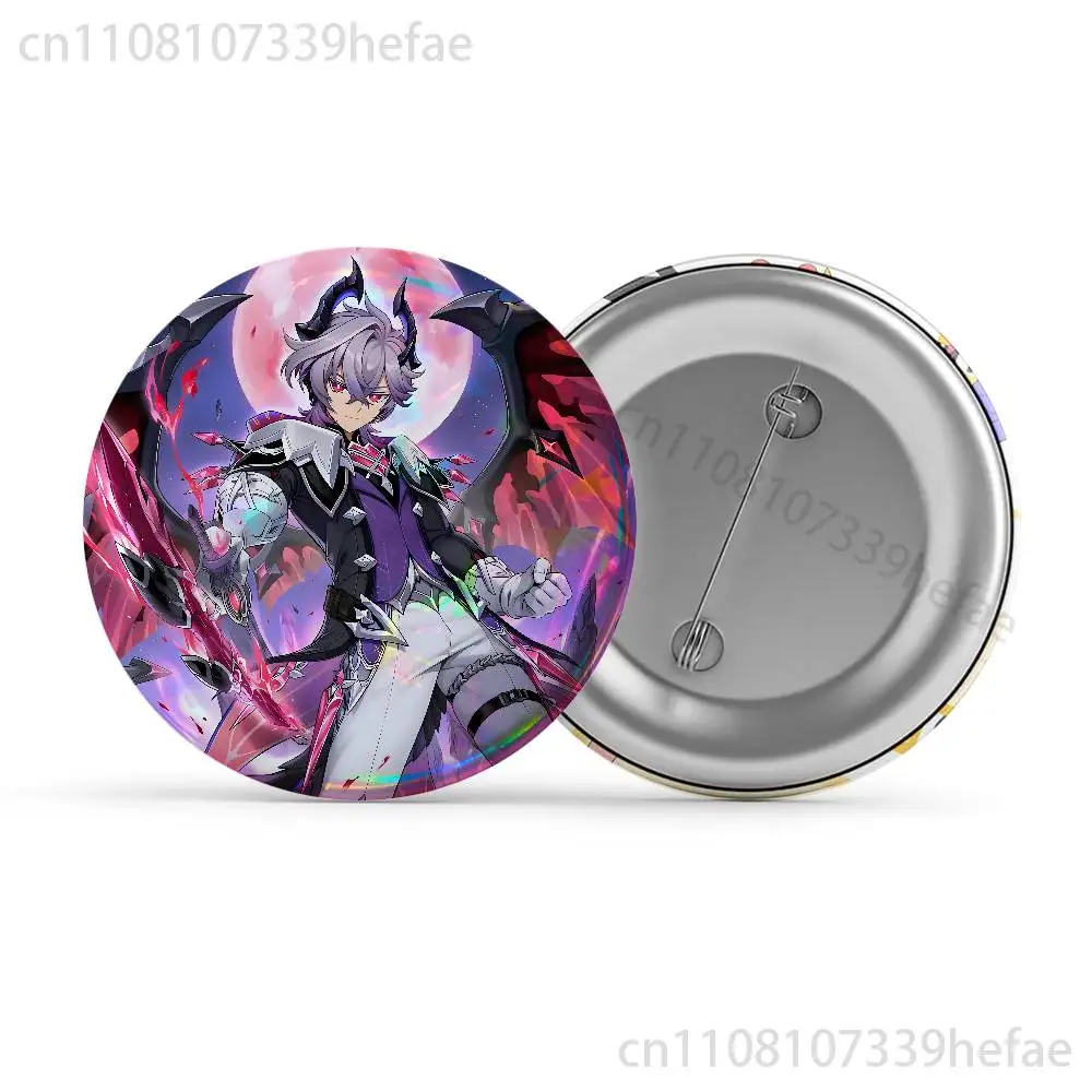 Genshin Impact Collectible Durin Badge - Round Cosplay Pin & Souvenir Gift