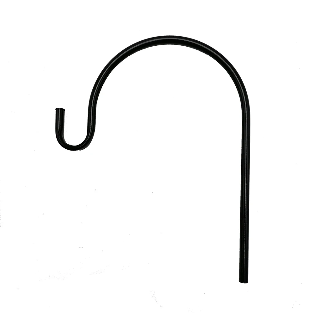 Shepherd Hook Garden Wrought Iron Stake Outdoor Plant Flower Basket Hanger Basket Hook Garden Decoration garden hooks