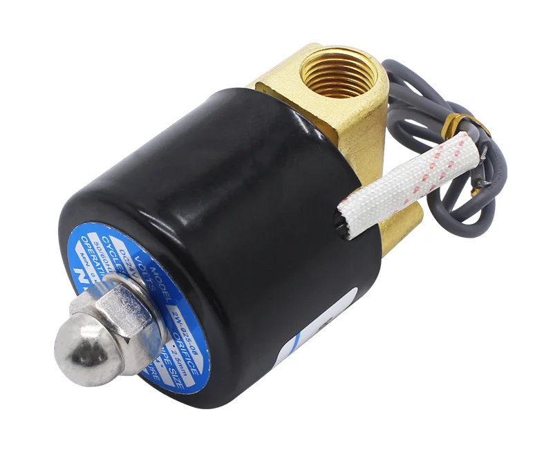 Normalerweise geschlossenes Magnetventil, Wasserventil, 2W025-08 DC24V/AC220V 2 Sub-Switch-Ventil, 1/4 Messing-Steuerventil – Detail 10