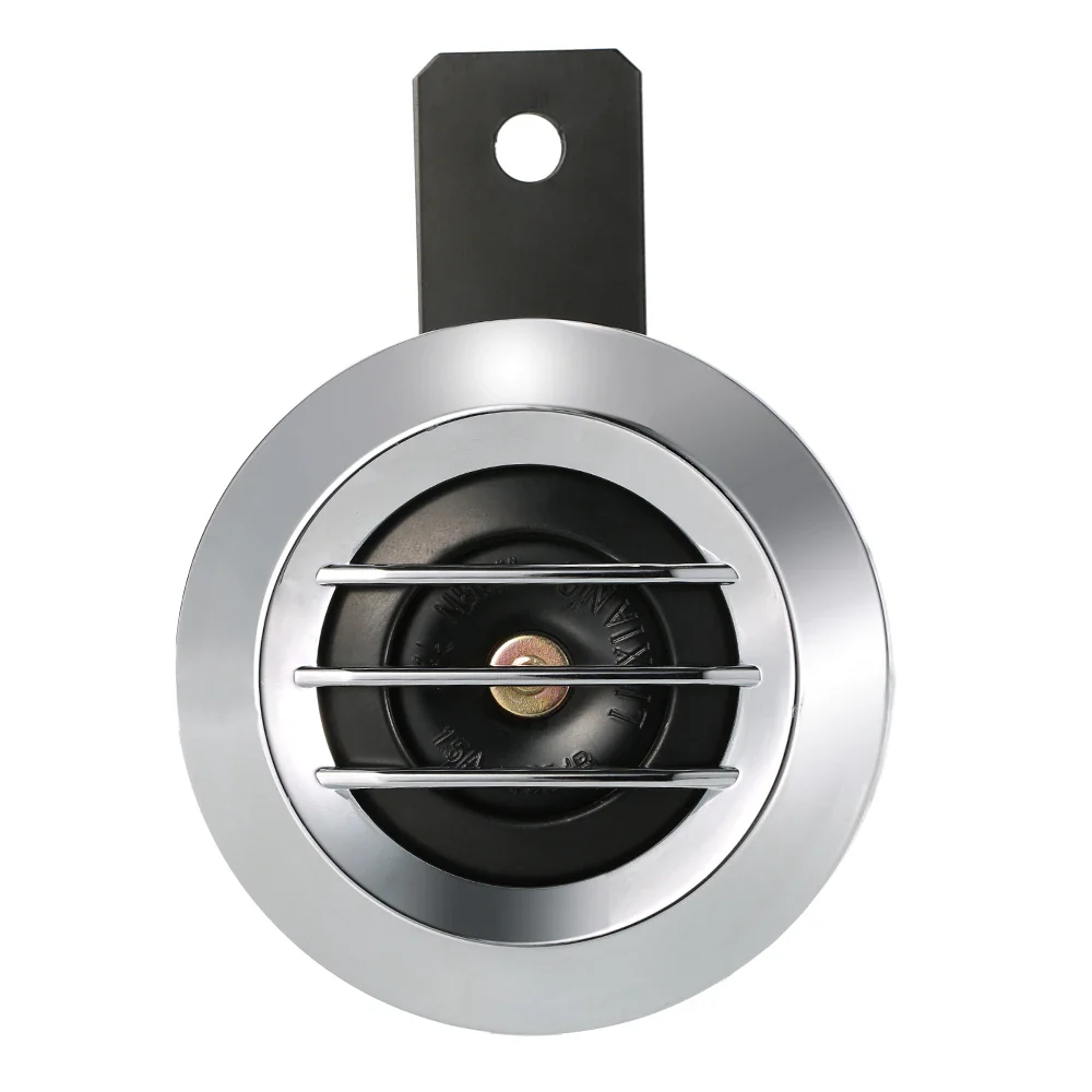 Universal DC 12V 1.5A 105dB Waterproof Motorcycle Round Electric Horn Motorcycle Accessories motorcycle electric horn