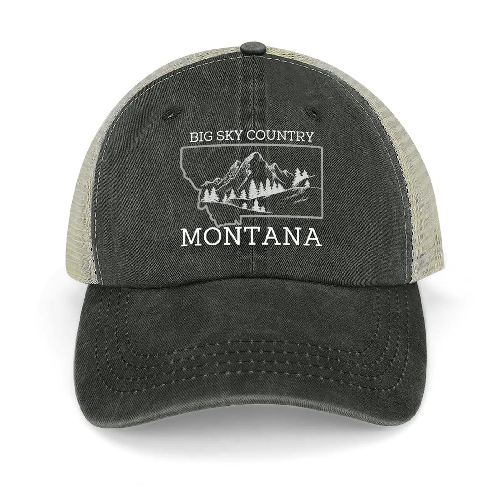 

Big Sky Country Montana Cowboy Hat cute Hat Beach sun hat Horse Woman Men's