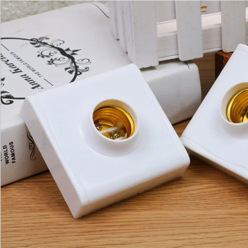 E27 Lamp Holder Bulb Base e27 LED Saving Light Screw Socket Halogen Lamp Bases Bracket 220V 3A