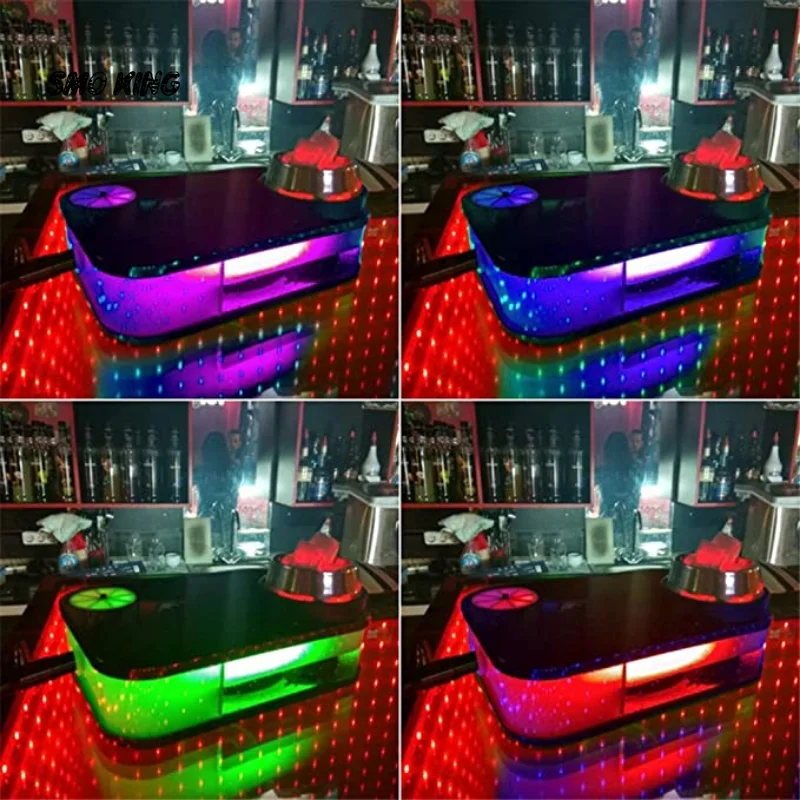 SMO Acrylic Hookah Shisha Pipe Narguile Cachimba with Tobacco Bowl Hose Tongs Metal Charcoal Holder Smoking Accessory Party