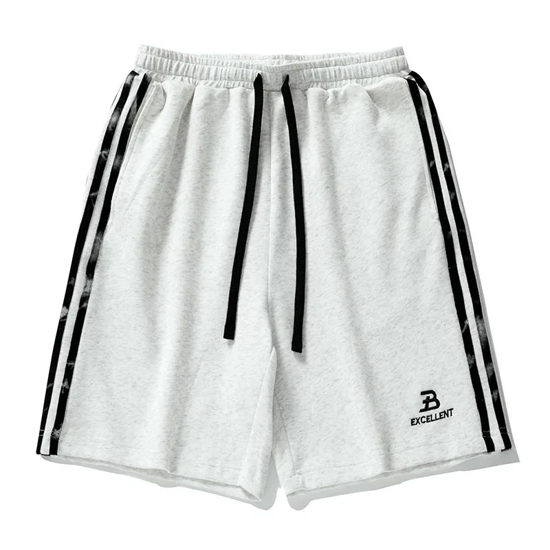 Shorts Vasket Men Sommer Vintage Gamle Barer Design Sport Loose Casual Five Quarter Streetwear High Street Bukser Knee Length