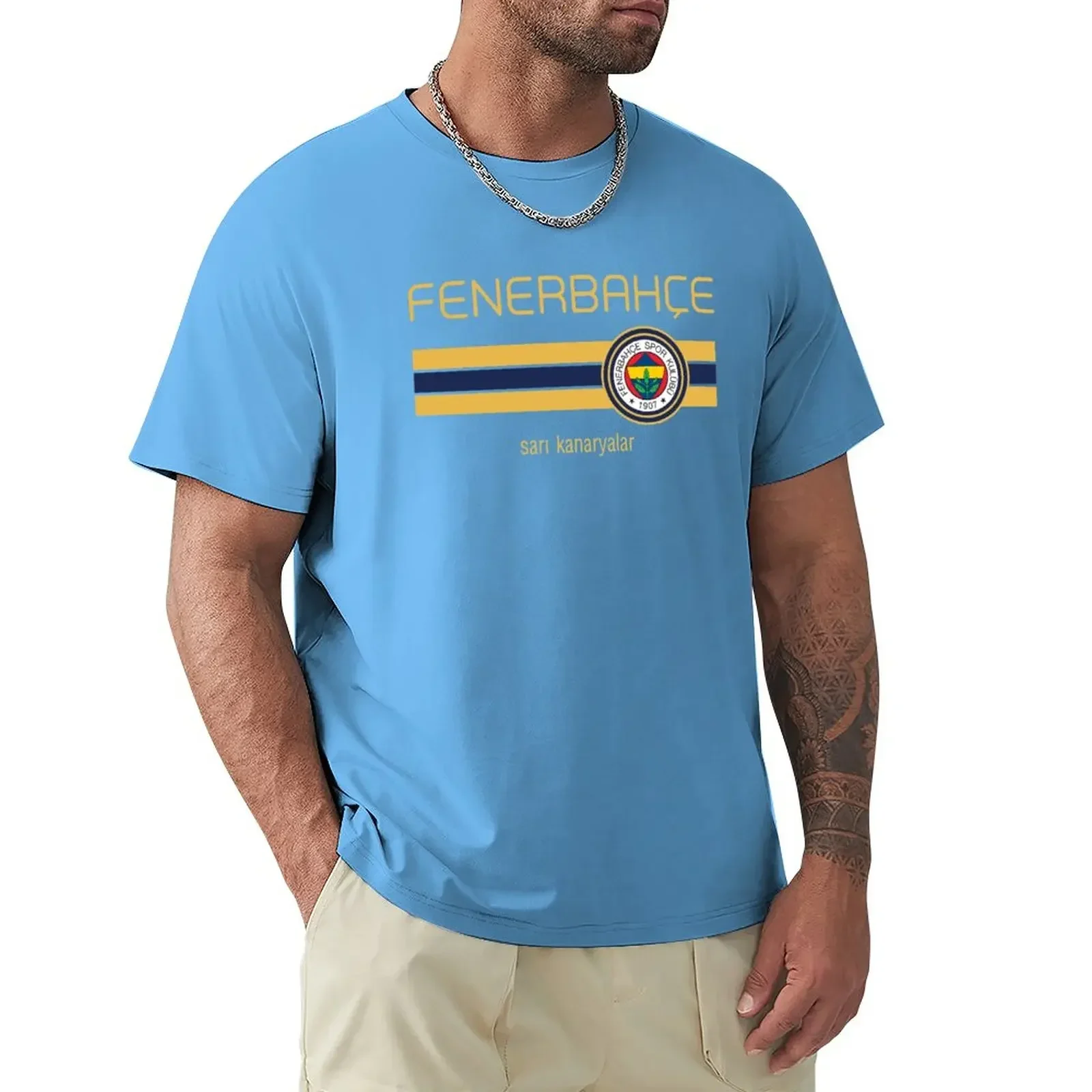 Fenerbahce Home Oversized Classic Summer T-Shirt